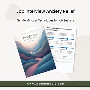 Job Interview Anxiety Relief | Gentle Reset Techniques for Calm & Confidence (PDF Guide) - Etsy