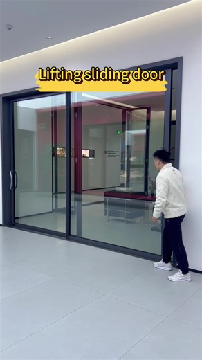 Heavy lifting sliding door. Super airtight.Lock everywhere.#China #door #aluminium #gate#slidingdoor