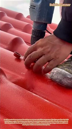 Fixation des tuiles : fixation de tuiles synthétiques à l'aide d'outils électriques