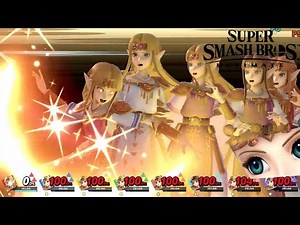 Super Smash Bros Ultimate 8 Player Final Smash Zelda