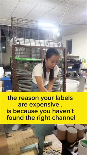 the reason your labels are expensive， is because you haven't found the right channel#sticker #printing #label #factorylivevideo #customizedlabels