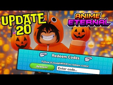 ¡SOLO POR HOY! 👻 TODOS LOS CODES de Anime Eternal HALLOWEEN Update (¡NO CADUQUEN!) ⚠️