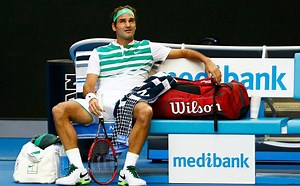 ¡Se volvió loco! La sorprendente reacción de Federer al ver partido de Sharapova