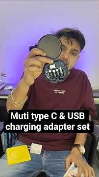 Multi USB type C charging adapter set 10-in-1 #chargingports #chargingdock