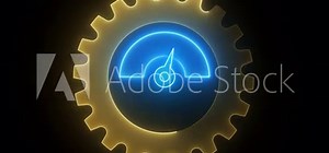 Business Performance concept, company's ability to profit from its resources and achieve its objectives. Glowing neon line of Performance icon isolated on transparent background.