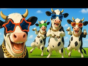 Cow Dance Lucu! Aksi Sapi Menari Bareng & Momen Kocak di Padang Rumput