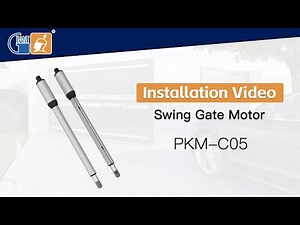 JUJIANG Giant How to Install PKM-C05 Push to Open Electric Automatic Swing Gate Opener Motor