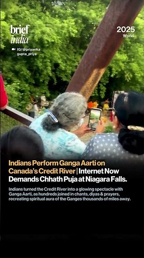 Majestic Ganga Aarti Lights Up Canada’s Credit River, Sparks Eco Concerns
