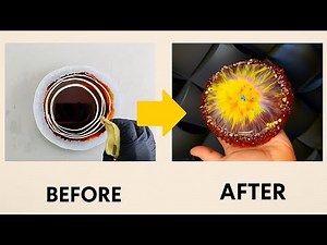 Incredible Effects in This Geode Resin Coaster | WOW Resin Art 😍