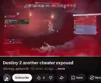 Destiny 2 another cheater exposed #peaced #caughtin4k #cheater