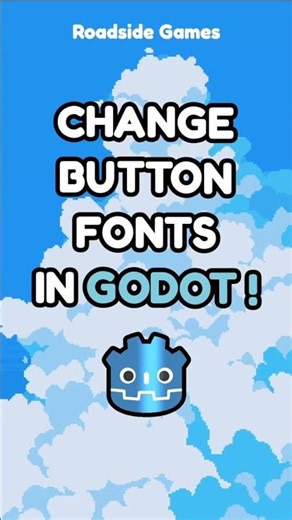 How To Change Fonts On Buttons In Godot!