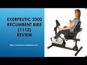 Exerpeutic 2000 Magnetic Recumbent Bike Review - 1112 [2018 Updated]