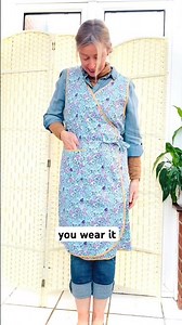 Classic vintage style wrap apron by Miss Susannah #vintageapron