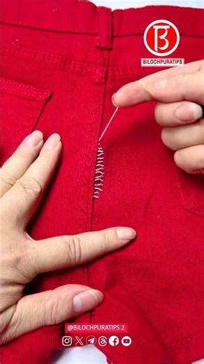 Seamless darning technique for repairing holes