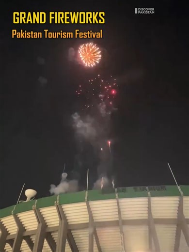 Grand Fireworks at Pakistan Tourism Festival 2026