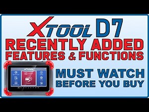 XTOOL D7 Major Upgrade Added New Features And Special Functions. 4K