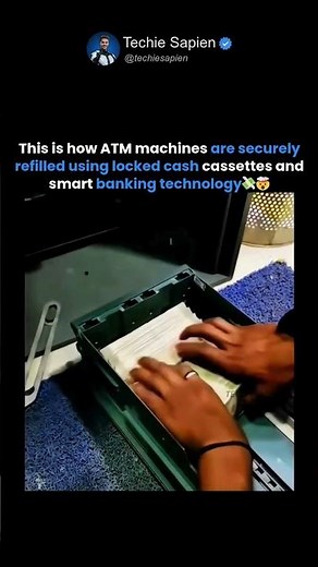 Inside ATM Cash Refilling Using Locked Cassettes and Smart Banking Tech 🤯💵