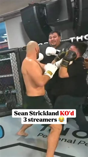 Happy Punch on Instagram: "Sean Strickland just beat up three influencers at once on Adin Ross’ stream 😭"