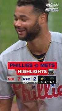 HIGHLIGHTS: The rookies, Crawford and McFarlane, come through late in 7-2 win over Mets 🔥