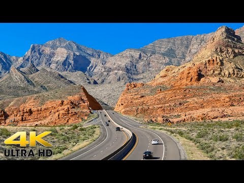 Virgin River Gorge - Dramatic Arizona Scenic Drive & Aerials