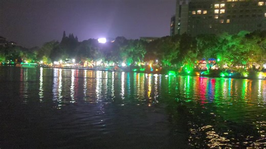 Guilin City Center, and Lijiang Waterfall Hotel. The hotels waterfall holds a Guiness World Record for being the largest man made waterfall. #guilin #china #travel #explore #adventure