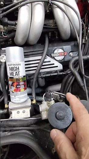 Rust Oleum High Heat 🔥 #automobile #carrestorationproject #diy #mechanic
