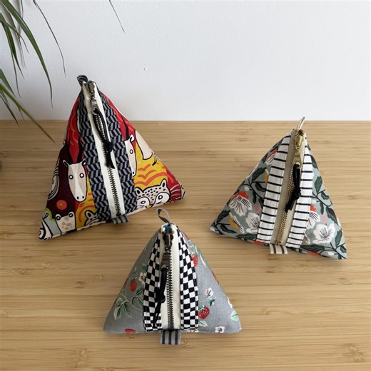 Pyramid Zipper Pouch PDF Sewing Pattern   Video (three Sizes) - Etsy