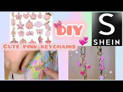 Turning SHEIN Charms Into Cute Keychains || Easy DIY Keychains With SHEIN Charms || Arts & Crafts