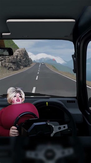 VALORIE DRIVES A SUPERCAR.. #funny #gaming #twitch #meme #shorts #beamngdrive #cars #racing #satire