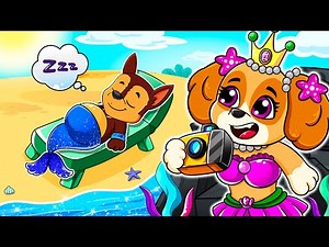 MERMAID CHASE Is PREGNANT?! SKYE Looks So Happy! | Funny Story | Paw Patrol Mighty Movie | Rainbow 3