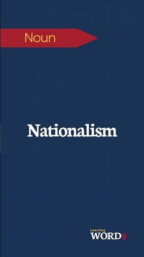 Nationalism | Identification with and support for one's own nation