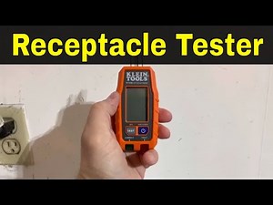 Klein Tools GFCI Receptacle Tester With LCD Screen Review-RT250