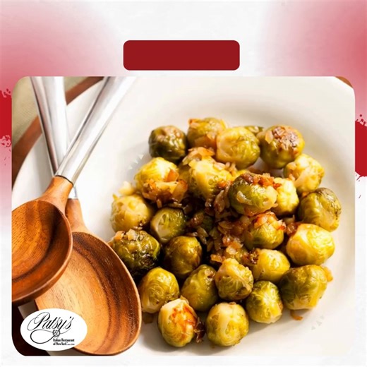 1.6K views · 34 reactions | Crispy, caramelized, and full of comfort. Our roasted Brussels sprouts with onions are the perfect Monday warm-up. 復 #patsysitalianrestaurant #NYCEats #BrusselsSprouts #ItalianKitchen #FoodLovers | Patsy's Italian Restaurant | Facebook