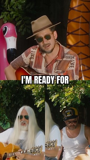 Poolside 🏖️ with "Burning Daylight" #yachtrock #70smusic #acoustic #harmonies | Young Gun Silver Fox