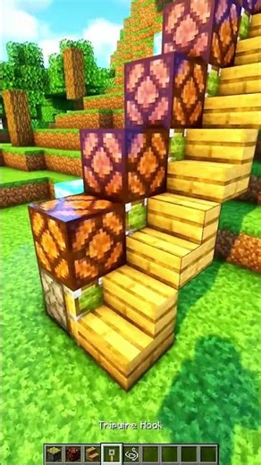 Minecraft Auto Stairs😍 #shorts