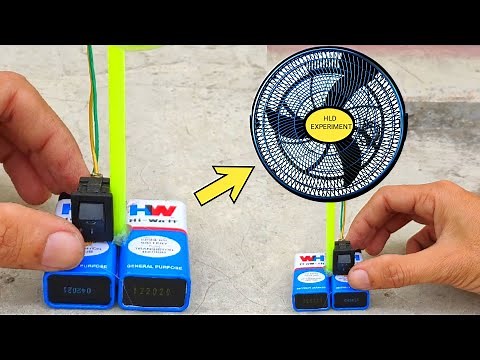 How to Make FAN - How to Make a mini Electric fan Using Dc Motor - Easy way
