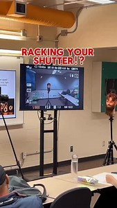 Do you rack your shutter? #handsonlearning #shutter #camerabasics | Alberta Film School