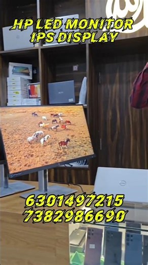 Hp Led Monitor ips display 27 inches at just 9999₹ only #monitor #hp #shorts #youtubeshorts #viral