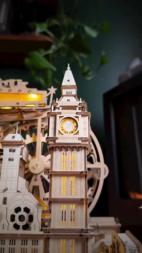 21K views · 67 reactions | ROKR Marble Travel • London Marble Run Wooden 3D Puzzle EGB01 | ROKR | Facebook