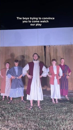 Don’t make them dance again, just come watch the Passion Play 😅 #christianshorts #dance #acting