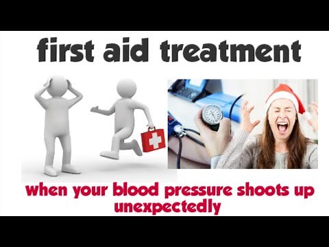 First aid for hypertensive emergencies| how to lower blood pressure immediately at home