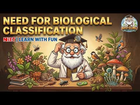 Need for Biological Classification in Hindi | Class 11 Biology | NEET 2026