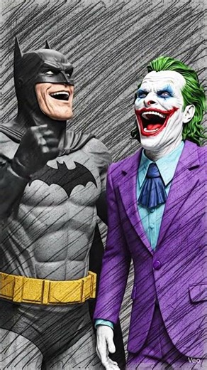 Batman and Joker farting contest #viral