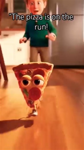 Runaway Pizza! 🍕 Hilarious 3D Chase"