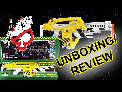 NERF LMTD Aliens M41-A Pulse Rifle / Blaster - Unboxing / Review