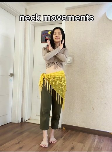 Neck movement practice#aimeebellydance #bellydance #fitness #tutorial