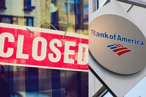 Bank of America will close more than 100 branches in the US