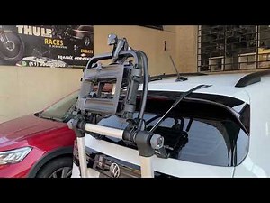 Transbike Thule Outway Platform 2 - Instalado em um VW T-Cross