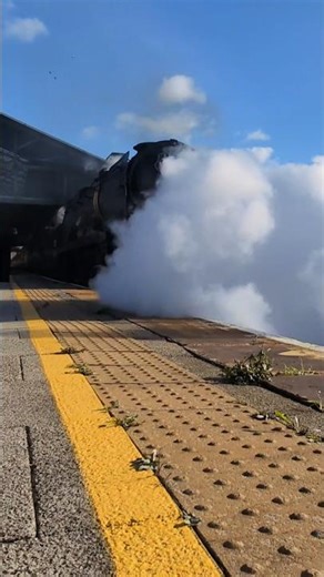 Steam loco with LOTS of Steam at Chester!!!!! #train #railway #steamengine