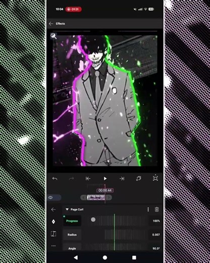 Tunnel Transition Effect Tutorial// AMZ // #anime #tutorial #editing #alightmotion
